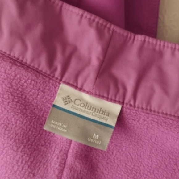 Girls Columbia Outgrown Ski Pants Pink Size M - Picture 10 of 13